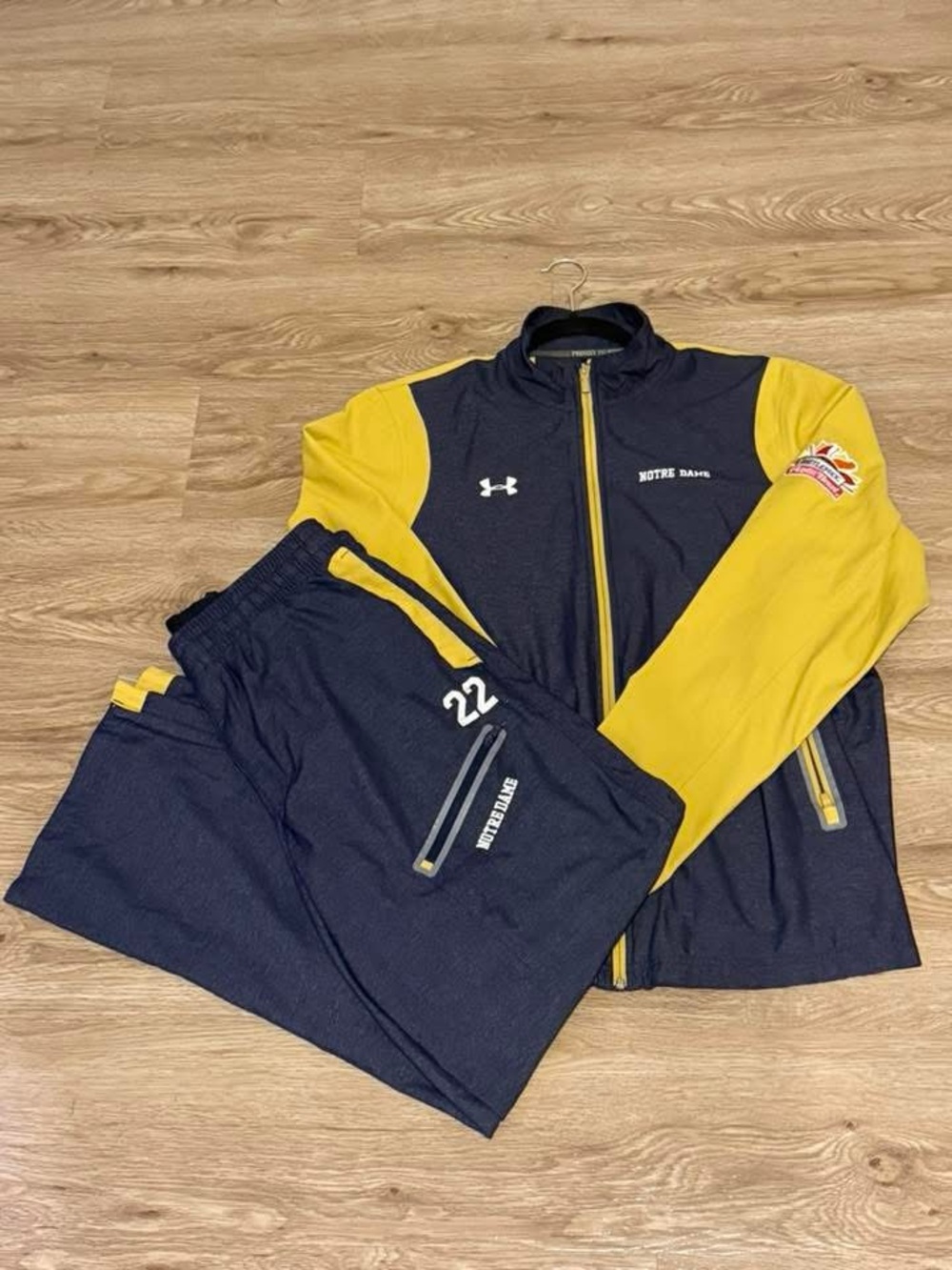 Under Armour Notre Dame Fiesta Bowl Travel Suit
